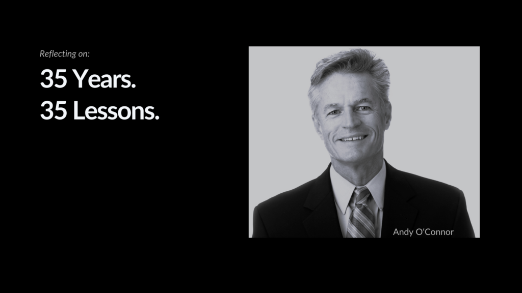 35 Lessons in 35 Years